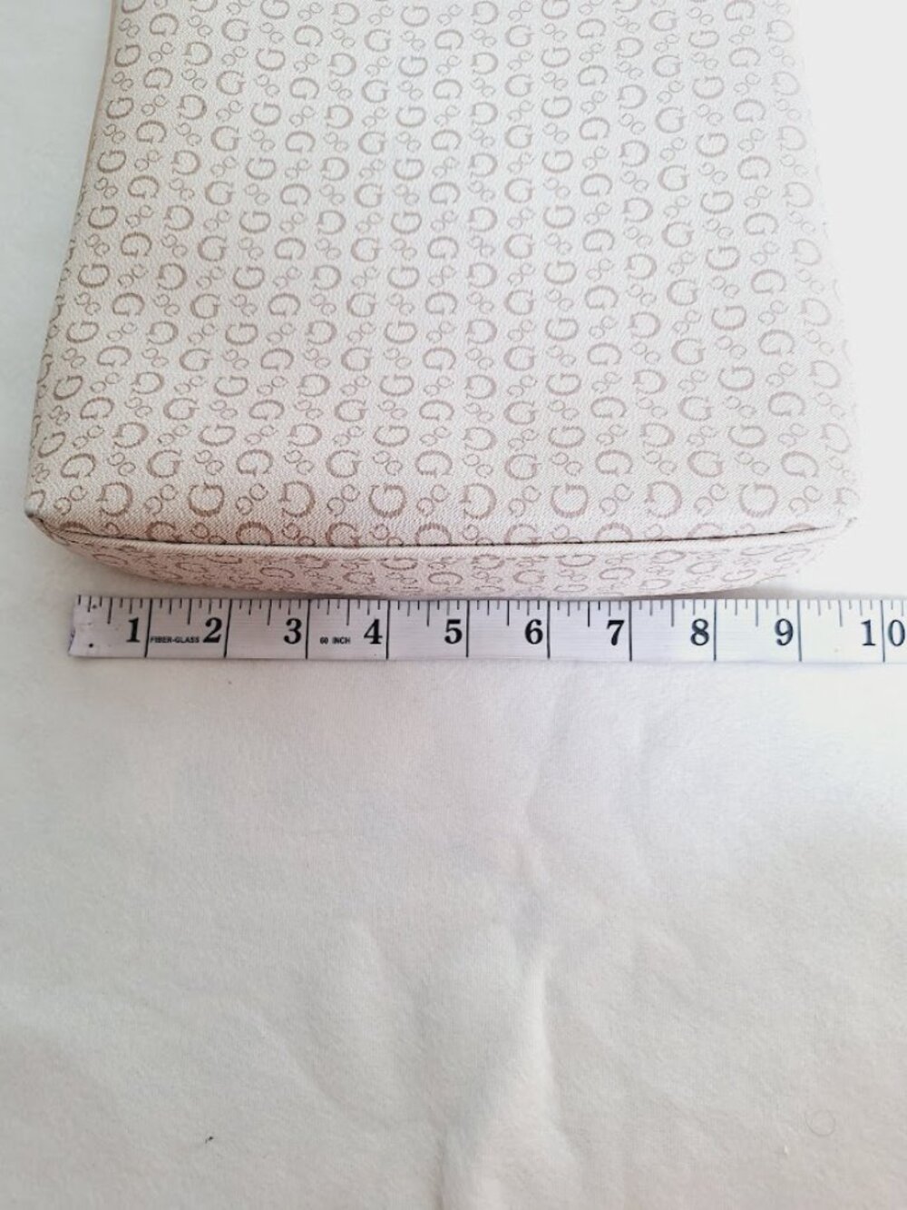 Guess Logo Crossbody Bag Cream Beige - Picture 8 of 9